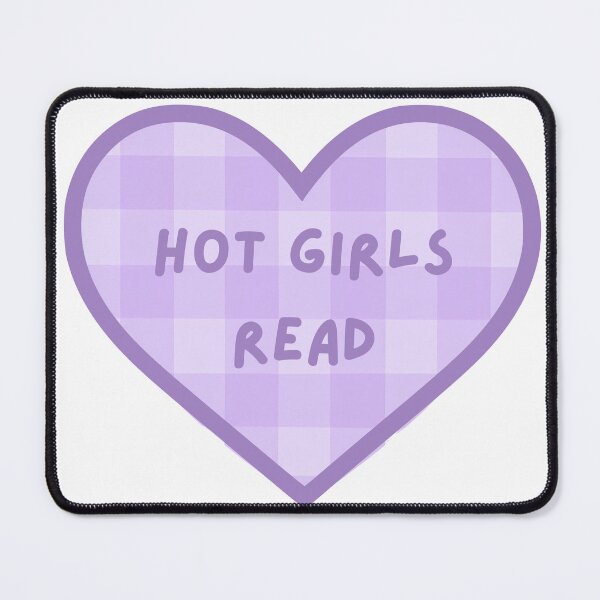 Item preview, Hot Girls Read Books Purple Heart Kindle Sticker designed and sold by MagicChelsea.