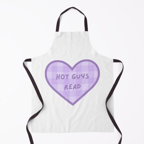 Item preview, Hot Guys Read Books Purple Heart Kindle Sticker designed and sold by MagicChelsea.