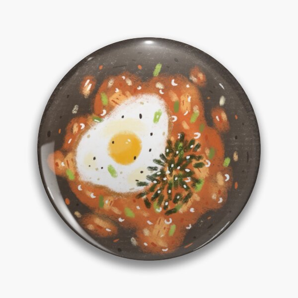 Item preview, Spicy Rice Bowl With Sunny Fried Egg Topping designed and sold by AquinoYellow.