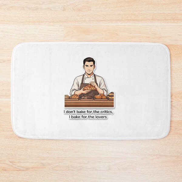 Item preview, Bakery Owner with Croissant Quote designed and sold by NiftyWrx.