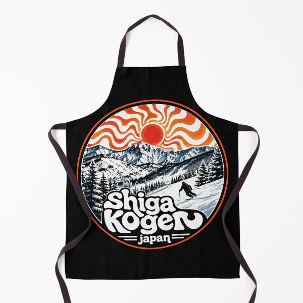 Item preview, Shiga Kogen Japan Trippy Travel Ski Resort designed and sold by TomFrontierArt.