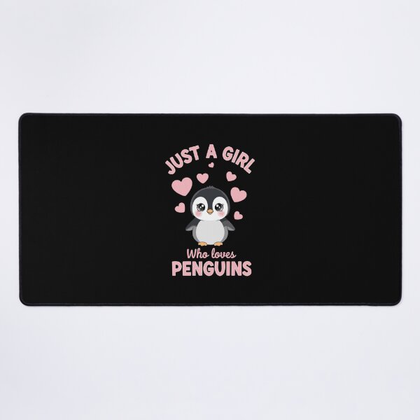 Item preview, Just A Girl Who Loves Penguins Female Penguin Enthusiast designed and sold by PopStars1993.