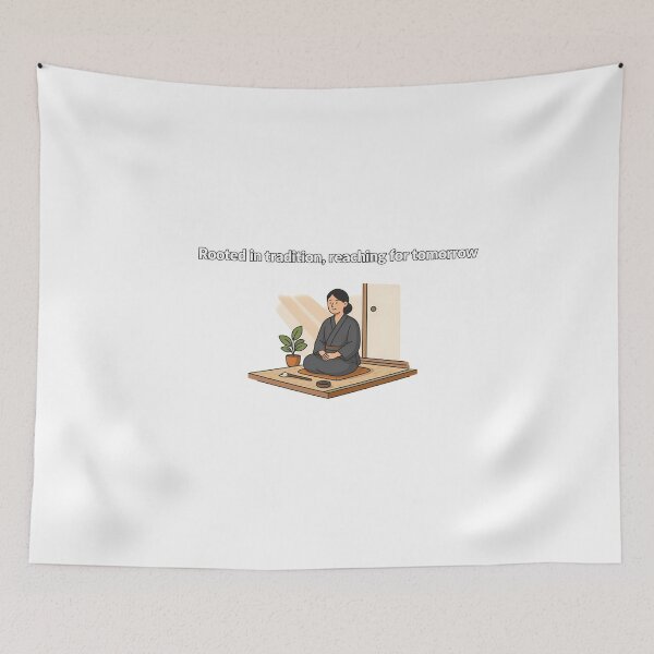 Item preview, Minimalist Asian Tradition Scene designed and sold by NiftyWrx.