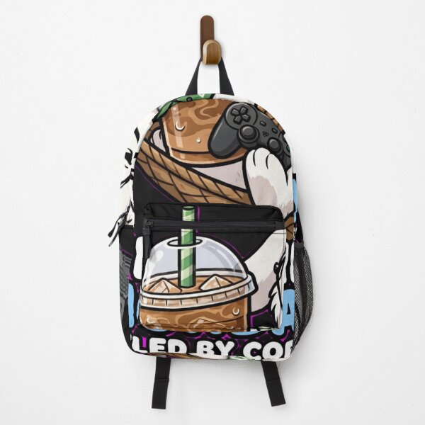 Item preview, Surviving Monday Fueled By Coffee - Cute Sleepy Bunny Gamer designed and sold by Surviving Monday Club.
