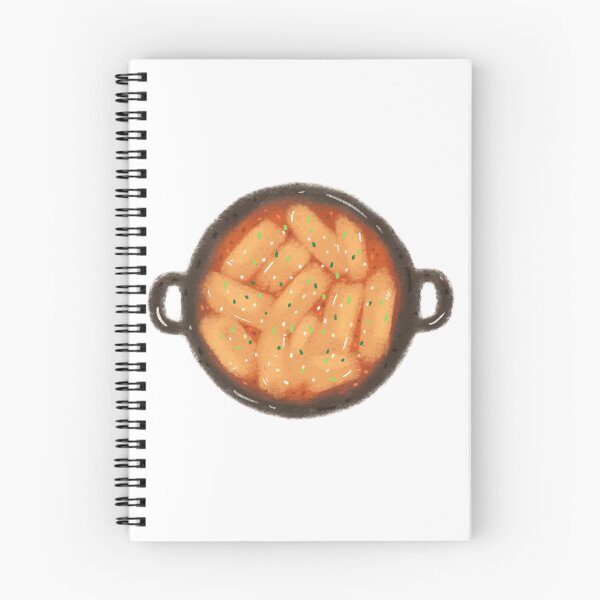 Item preview, Spicy Rice Cakes in Cozy Korean Style Pot designed and sold by AquinoYellow.