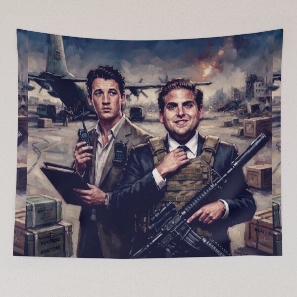 Item preview, War Dogs Dark Comedy Fine Art Tribute designed and sold by Art's Diner.