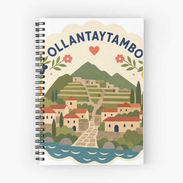 Item preview, Ollantaytambo Peru Travel Souvenir Modern Folk Art designed and sold by VisualArtsOasis.