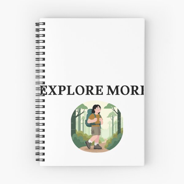 Item preview, Explore More Adventure Nature Hiking Design designed and sold by DanaDesigns2026.