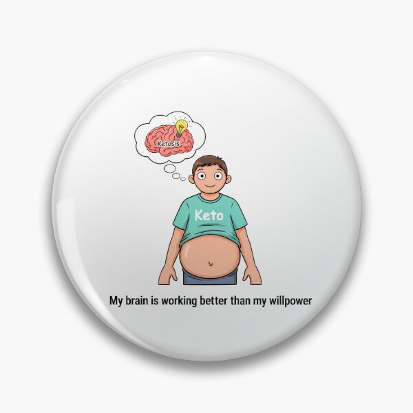 Item preview, Keto Brain Power Quote designed and sold by NiftyWrx.