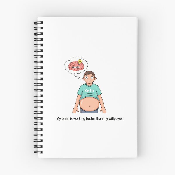 Item preview, Keto Brain Power Quote designed and sold by NiftyWrx.