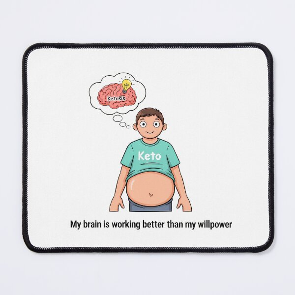 Item preview, Keto Brain Power Quote designed and sold by NiftyWrx.