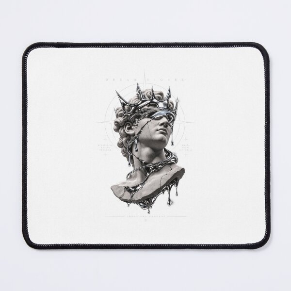 Item preview, Dream Higher – Greek Statue Chrome & Streetwear designed and sold by Astravox.
