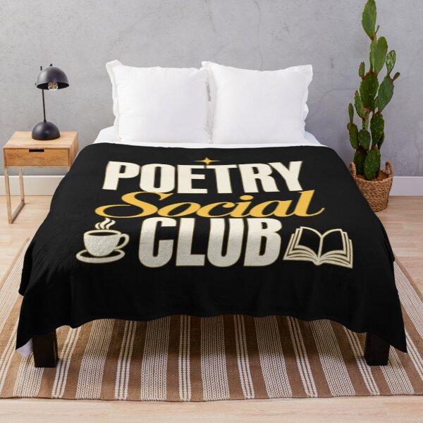 Item preview, Poetry Social Club Minimalist Aesthetic Book Lover designed and sold by Promoffy.