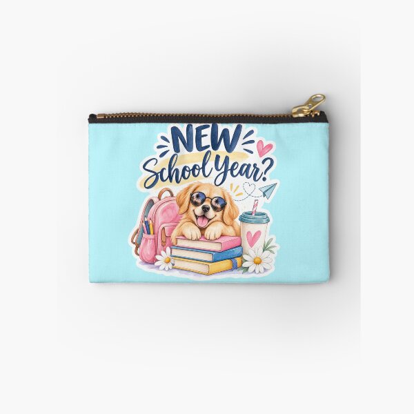 Item preview, New School Year Cute Golden Retriever Back to School Watercolor designed and sold by GusiaTreasures.