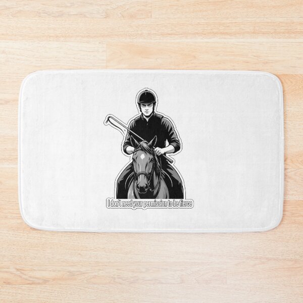 Item preview, Fierce Rider With Bold Message designed and sold by NiftyWrx.