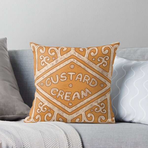 Item preview, British Biscuits – Retro Custard Cream designed and sold by AgnieshkaSiwek.