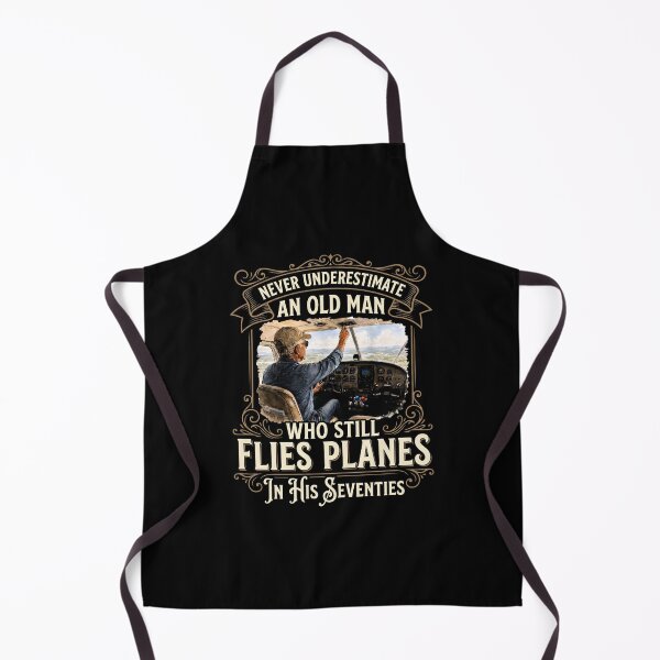 Item preview, Never Underestimate an Old Man Who Still Flies Planes 70s designed and sold by hemagamo.