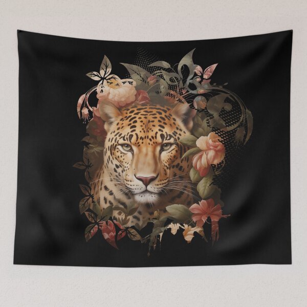 Item preview, Exotic Cheetah Botanical Majesty designed and sold by artsandsoul.