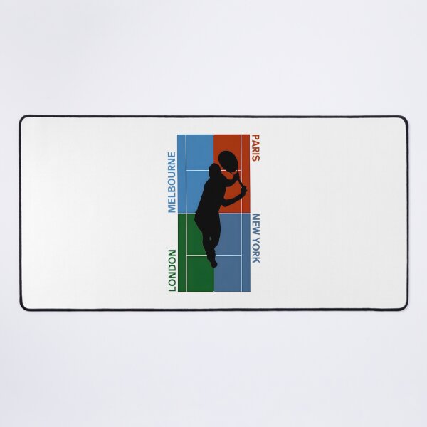 Item preview, Grand Slam Tennis Court Art – Wimbledon, Us Open, Roland Garros, Aussie Open LIMITED EDITION designed and sold by Symet.