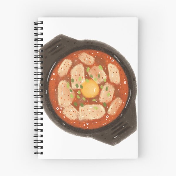 Item preview, Spicy Rice Cakes With Egg in Hot Sauce designed and sold by AquinoYellow.