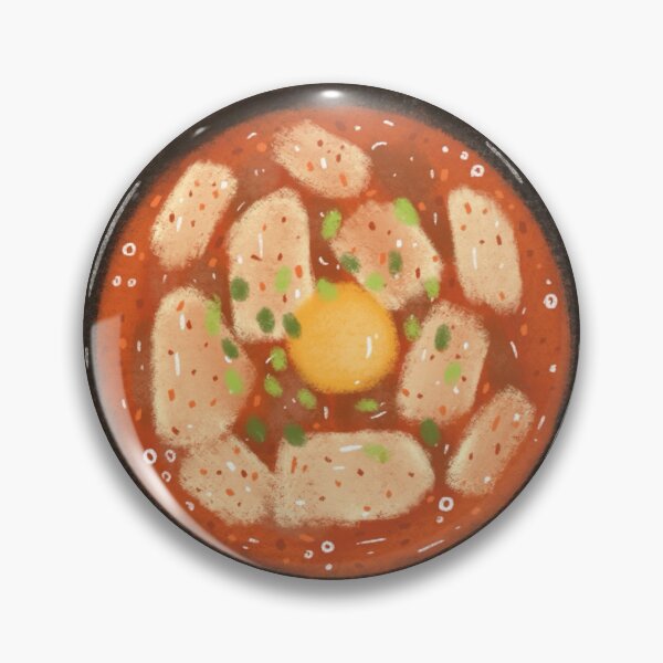 Item preview, Spicy Rice Cakes With Egg in Hot Sauce designed and sold by AquinoYellow.