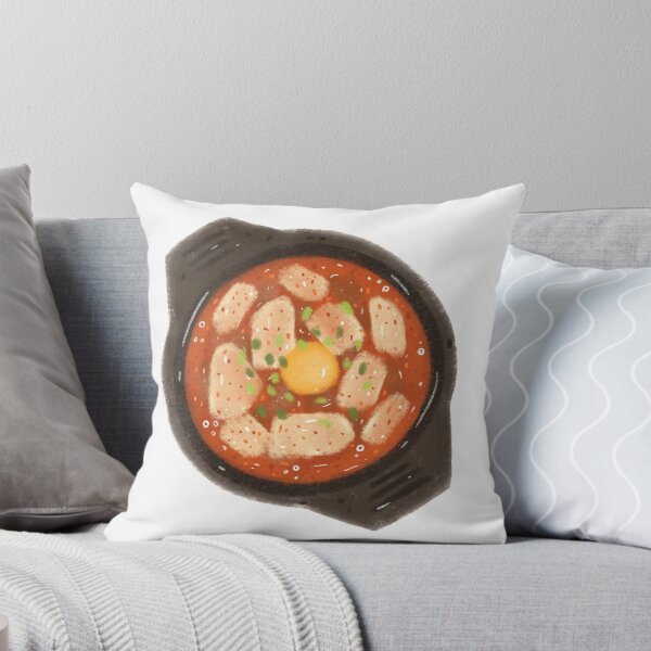 Item preview, Spicy Rice Cakes With Egg in Hot Sauce designed and sold by AquinoYellow.