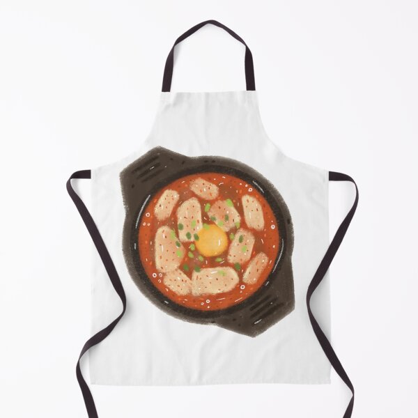 Item preview, Spicy Rice Cakes With Egg in Hot Sauce designed and sold by AquinoYellow.