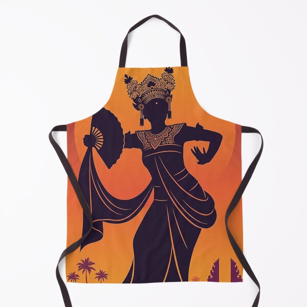 Item preview, Balinese Dancer Silhouette Sunset Temple Art designed and sold by cannsuh.