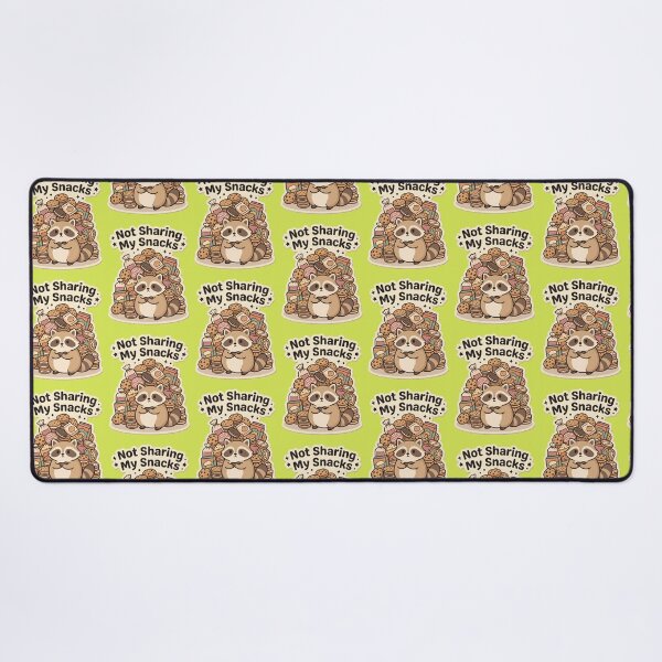 Item preview, Cute foodie Raccoon not sharing my snacks designed and sold by kuwagatamushi.