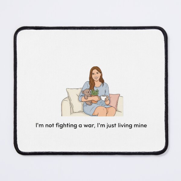Item preview, Hopeful survivor with tea and stuffed animal designed and sold by NiftyWrx.