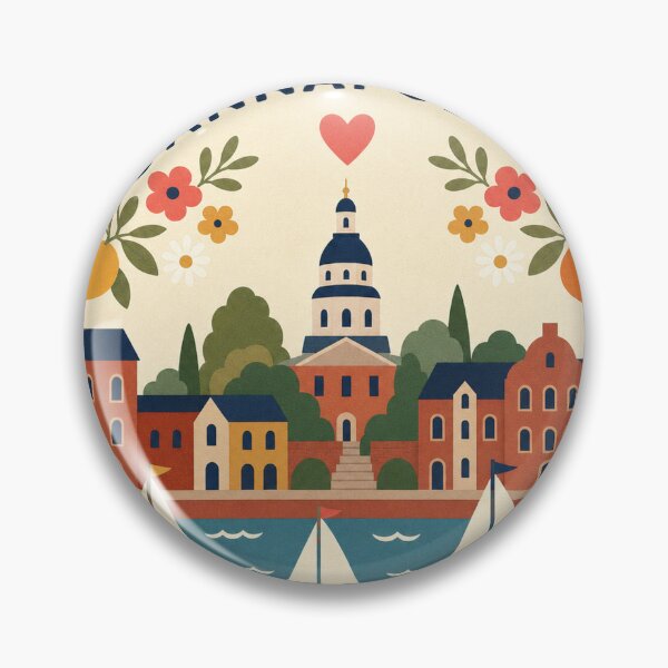 Artikelvorschau, Annapolis, USA – Reisesouvenir, moderne Volkskunst entworfen und verkauft von VisualArtsOasis.