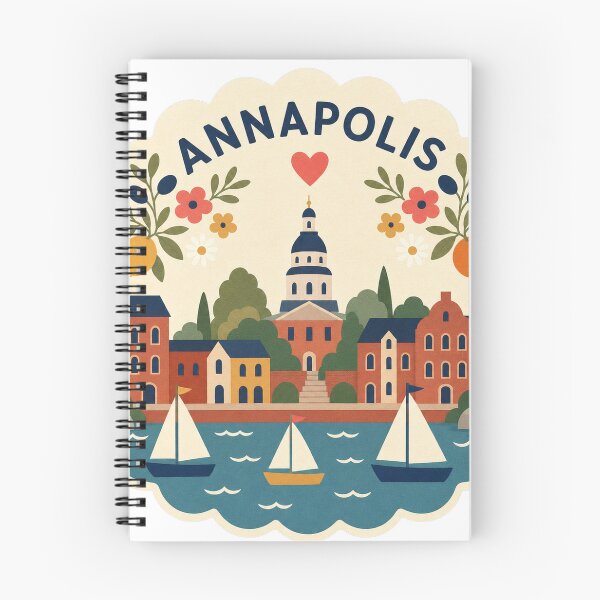Item preview, Annapolis USA Travel Souvenir Modern Folk Art designed and sold by VisualArtsOasis.