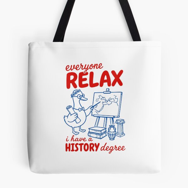 Item preview, Everyone Relax I Have A History Degree - Funny History Teacher Goose Historian Back To School Gift designed and sold by gunaone-design.