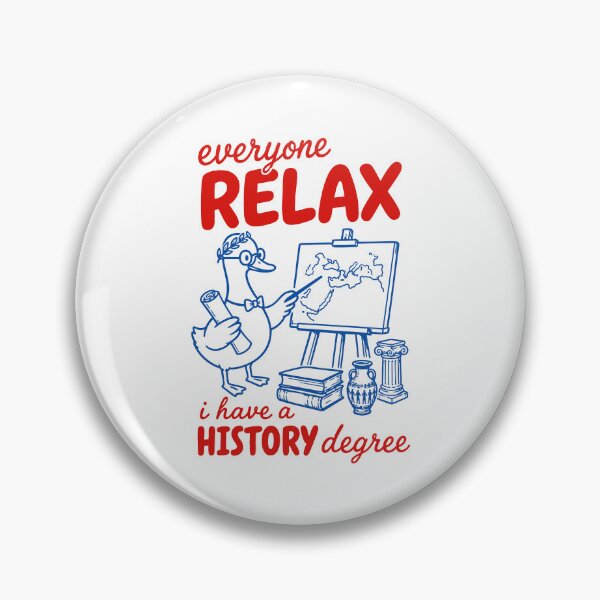 Item preview, Everyone Relax I Have A History Degree - Funny History Teacher Goose Historian Back To School Gift designed and sold by gunaone-design.