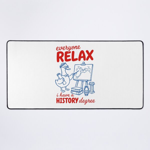 Item preview, Everyone Relax I Have A History Degree - Funny History Teacher Goose Historian Back To School Gift designed and sold by gunaone-design.