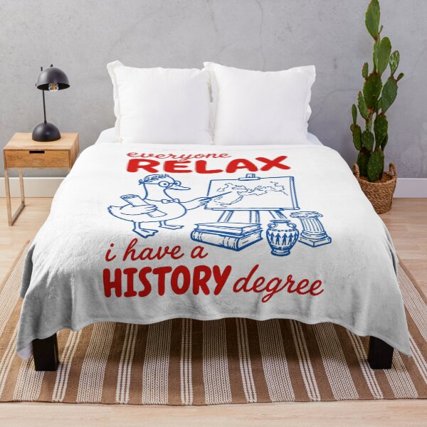 Item preview, Everyone Relax I Have A History Degree - Funny History Teacher Goose Historian Back To School Gift designed and sold by gunaone-design.