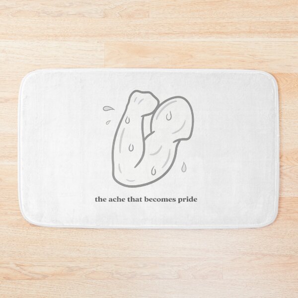 Item preview, Minimalist Muscle Shape with Quote designed and sold by NiftyWrx.