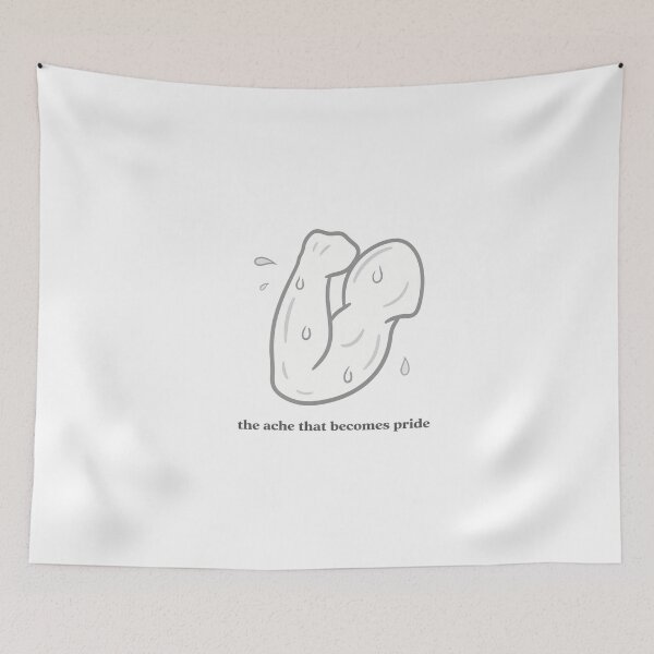 Item preview, Minimalist Muscle Shape with Quote designed and sold by NiftyWrx.