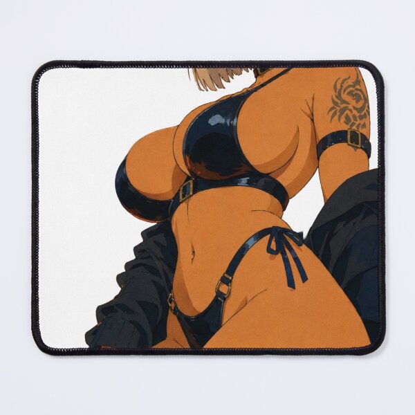 Item preview, Short Hair Beach Anime Pin Up - Retro Summer Toon Art designed and sold by  Hollow Moon Studios..