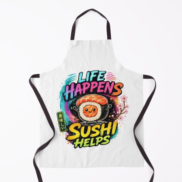 Item preview, Life happens Sushi helps designed and sold by Gee-Na.