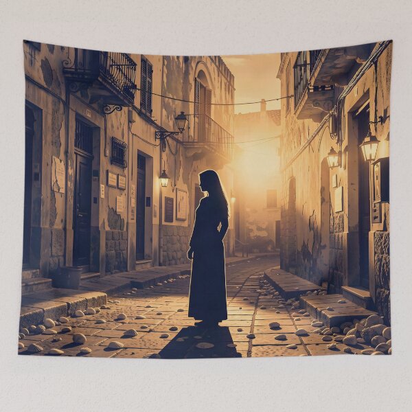 Item preview, Silhouette in the Golden Hour designed and sold by Serene Strokes Art.