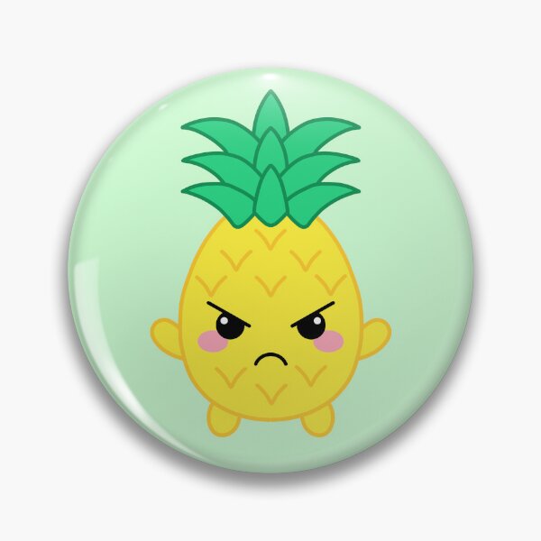 Item preview, Grumpy Angry Pineapple designed and sold by SlimyFish.