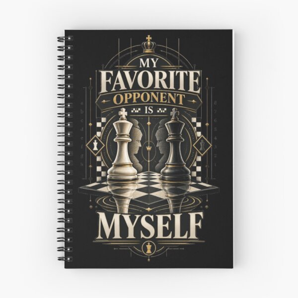 Item preview, My Favorite Opponent Is Myself Chess designed and sold by KnightVibe.