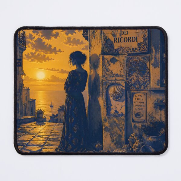 Item preview, Echoes of the Sea Sunset designed and sold by Serene Strokes Art.