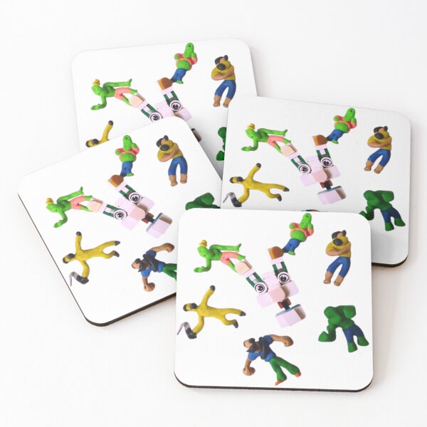 Item preview, Clay chaos surrounding the brick robot designed and sold by Natascha-Prints.