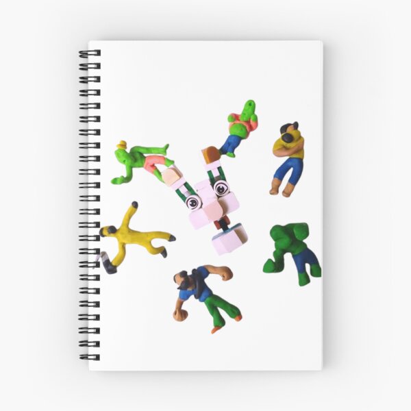Item preview, Clay chaos surrounding the brick robot designed and sold by Natascha-Prints.