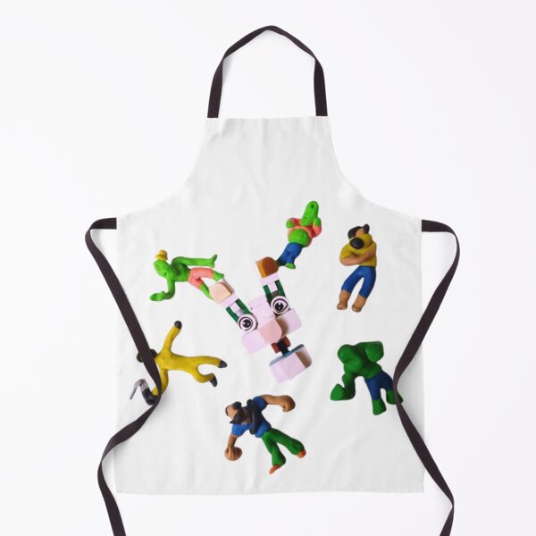 Item preview, Clay chaos surrounding the brick robot designed and sold by Natascha-Prints.