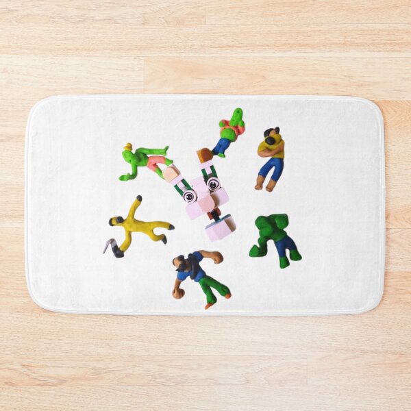 Item preview, Clay chaos surrounding the brick robot designed and sold by Natascha-Prints.