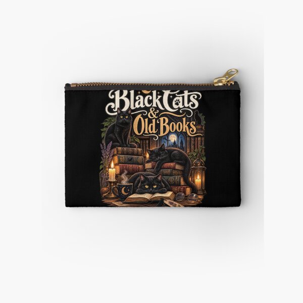 Item preview, Black Cats & Old Books - Gothic Cozy Library designed and sold by Fragy72.