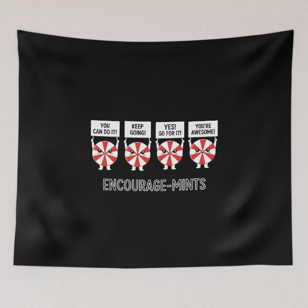 Item preview, Encourage-Mints You Can Do It Keep Going Motivation Wordplay Positive Inspiration designed and sold by PopStars1993.